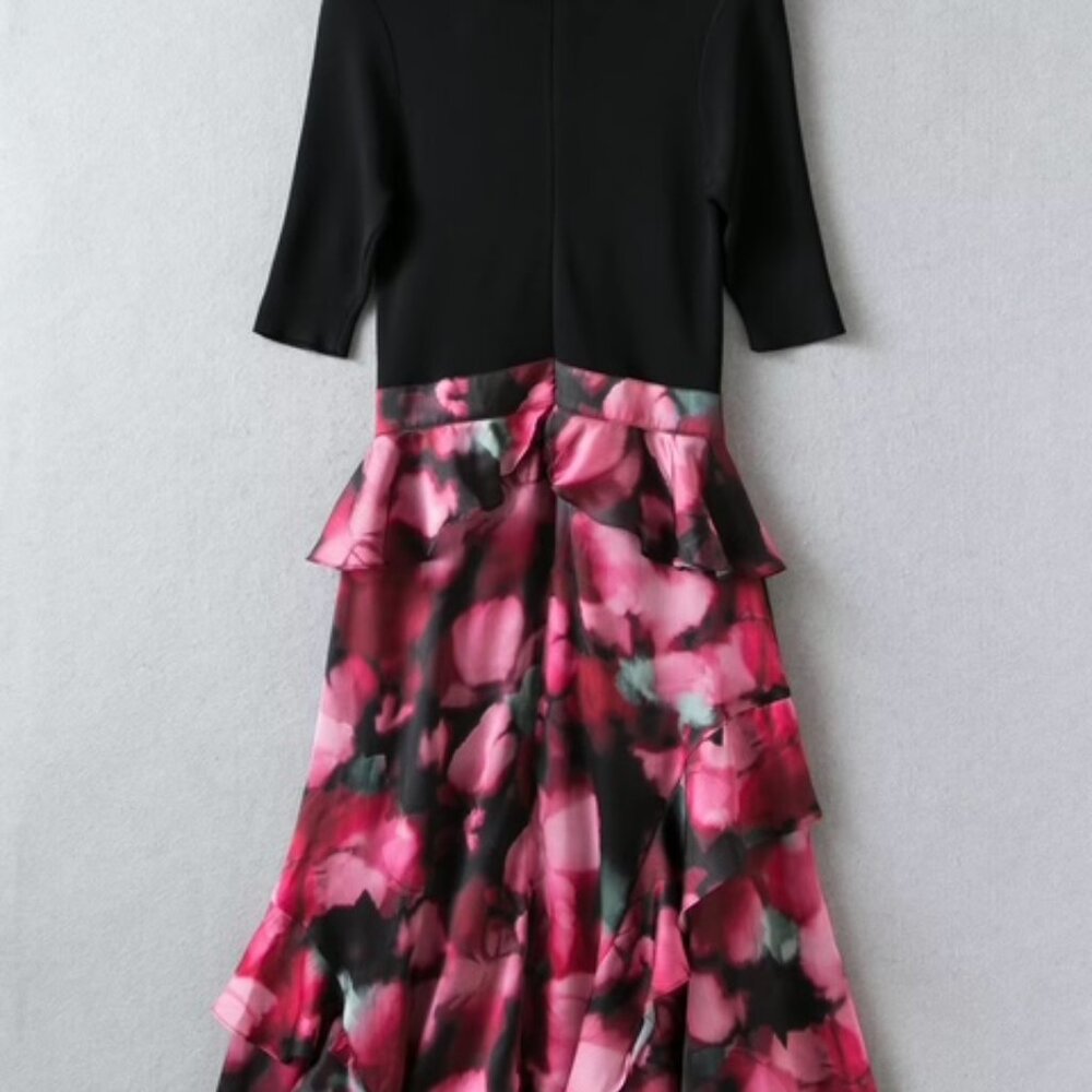 Ted Baker Long Floral Dress - Elegant & Vibrant